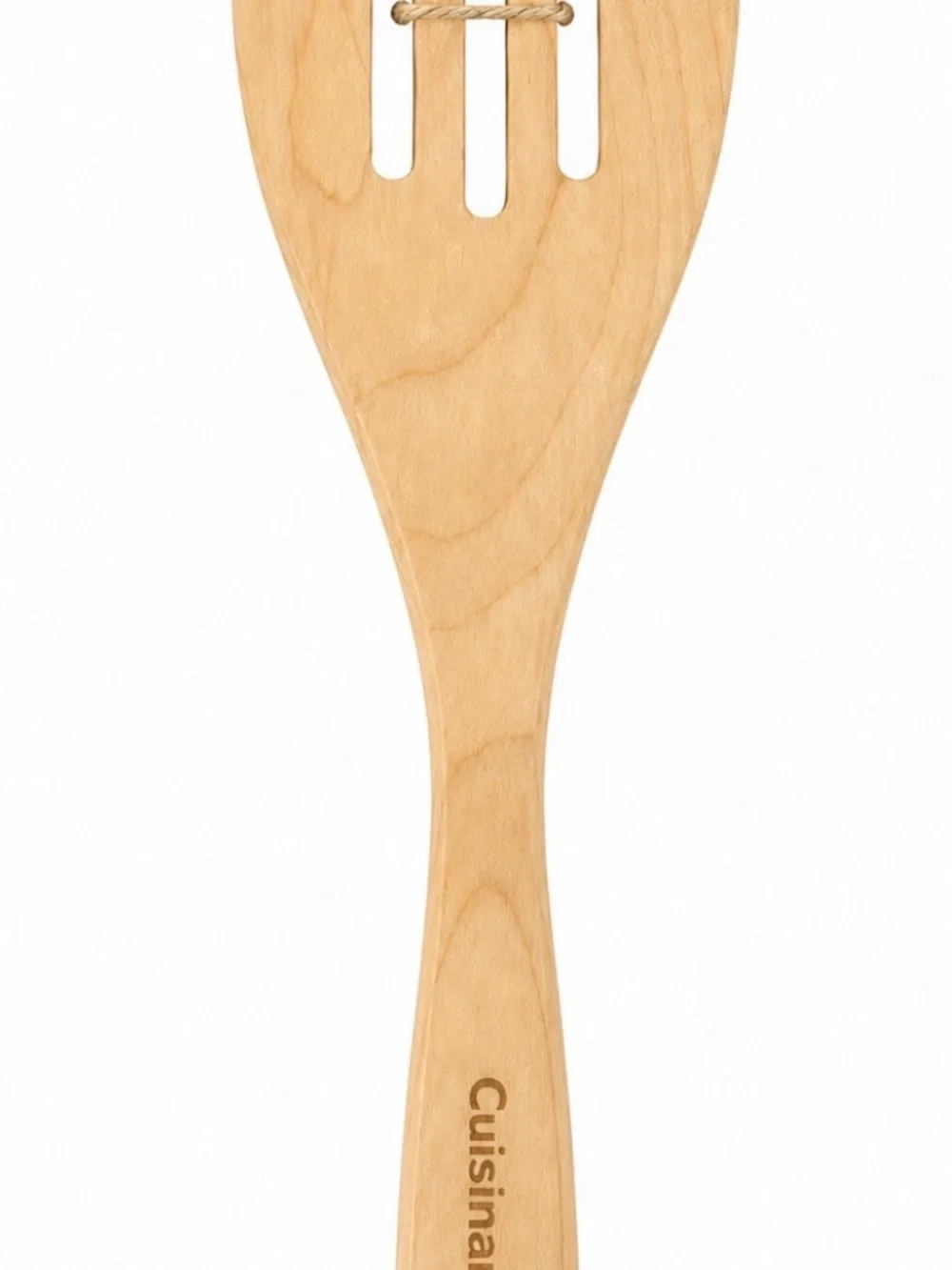 Cuisinart Natural Wood Spoon and Slotted Turner Set - Light Brown
